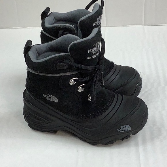The North Face Boy’s ‘Chilkat II’ Waterproof insulated Snow Boots Black/ 12